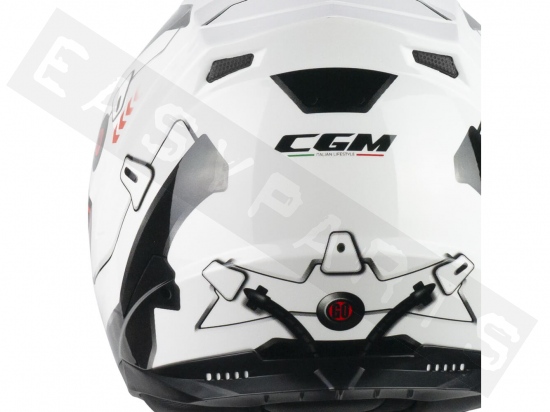 Helmet full face CGM 320X NEUTRON SPACE white/black/red